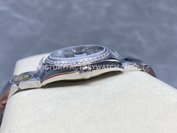 ARF Factory Counterweight Rolex Datejust 278384RBR-0009 31mm Diamond Bezel Dark Grey Dial (10) ARF Factory Counterweight Rolex Datejust 278384RBR-0009 31mm Diamond Bezel Dark Grey Dial