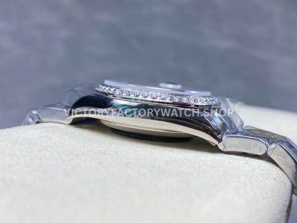 ARF Factory Counterweight Rolex Datejust 278384RBR-0009 31mm Diamond Bezel Dark Grey Dial (3) ARF Factory Counterweight Rolex Datejust 278384RBR-0009 31mm Diamond Bezel Dark Grey Dial