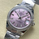 ARF Factory Counterweight Rolex Datejust 278384RBR-0017 31mm Diamond Bezel Pink Dial