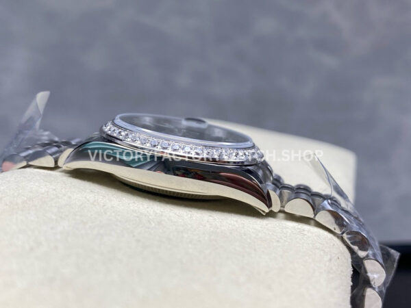 ARF Factory Counterweight Rolex Datejust 278384RBR-0020 31mm Diamond Bezel Grey Dial (4) ARF Factory Counterweight Rolex Datejust 278384RBR-0020 31mm Diamond Bezel Grey Dial