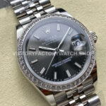 ARF Factory Counterweight Rolex Datejust 278384RBR-0020 31mm Diamond Bezel Grey Dial (5) ARF Factory Counterweight Rolex Datejust 278384RBR-0020 31mm Diamond Bezel Grey Dial