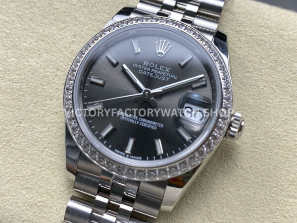 ARF Factory Counterweight Rolex Datejust 278384RBR-0020 31mm Diamond Bezel Grey Dial (6) ARF Factory Counterweight Rolex Datejust 278384RBR-0020 31mm Diamond Bezel Grey Dial