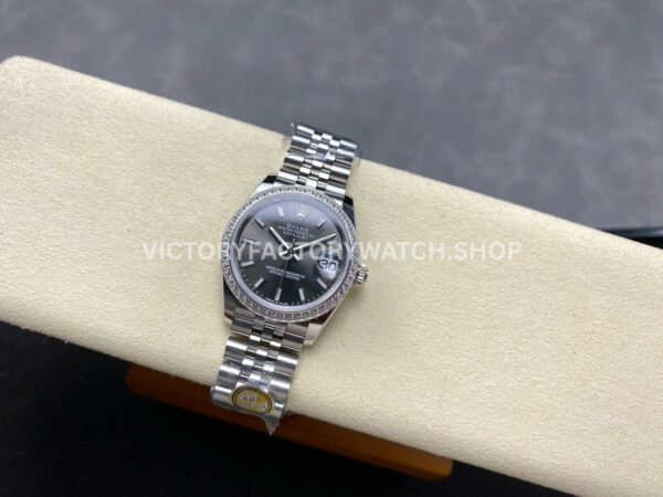 ARF Factory Counterweight Rolex Datejust 278384RBR-0020 31mm Diamond Bezel Grey Dial (7) ARF Factory Counterweight Rolex Datejust 278384RBR-0020 31mm Diamond Bezel Grey Dial