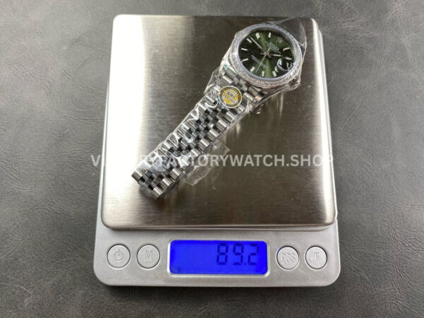 ARF Factory Counterweight Rolex Datejust 278384RBR-0022 31mm Diamond Bezel Green Dial