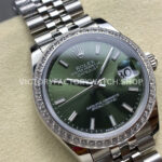 ARF Factory Counterweight Rolex Datejust 278384RBR-0022 31mm Diamond Bezel Green Dial