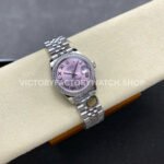 ARF Factory Counterweight Rolex Datejust 278384RBR-0024 31mm Diamond Bezel Roman Numerals Pink Dial