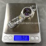 ARF Factory Counterweight Rolex Datejust 278384RBR-0029 31mm Diamond Bezel Roman VI Purple Dial