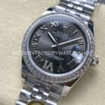 ARF Factory Counterweight Rolex Datejust 278384RBR-0032 31mm Diamond Bezel Roman VI Grey Dial (10) ARF Factory Counterweight Rolex Datejust 278384RBR-0032 31mm Diamond Bezel Roman VI Grey Dial