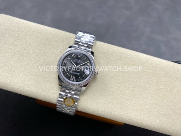 ARF Factory Counterweight Rolex Datejust 278384RBR-0032 31mm Diamond Bezel Roman VI Grey Dial (6) ARF Factory Counterweight Rolex Datejust 278384RBR-0032 31mm Diamond Bezel Roman VI Grey Dial