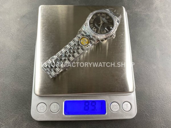 ARF Factory Counterweight Rolex Datejust 278384RBR-0032 31mm Diamond Bezel Roman VI Grey Dial (9) ARF Factory Counterweight Rolex Datejust 278384RBR-0032 31mm Diamond Bezel Roman VI Grey Dial