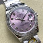 ARF Factory Counterweight Rolex Datejust 278384RBR-0035 31mm Diamond Bezel Pink Dial