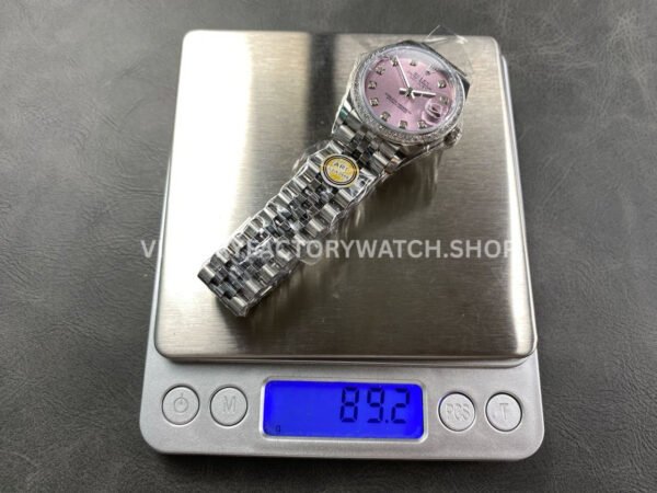 ARF Factory Counterweight Rolex Datejust 278384RBR-0036 31mm Diamond Bezel Pink Dial