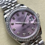 ARF Factory Counterweight Rolex Datejust 278384RBR-0036 31mm Diamond Bezel Pink Dial