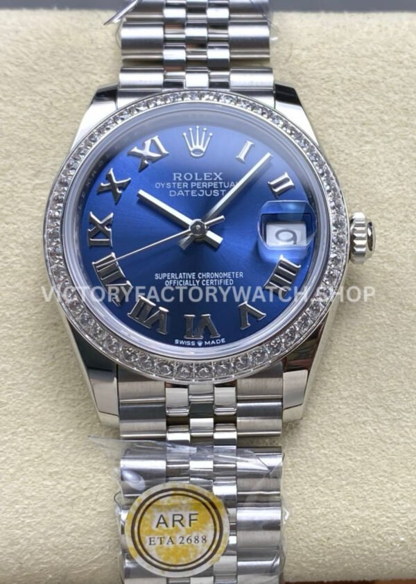 datejust 31 pink dial steel arf
