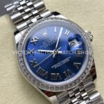 ARF Factory Counterweight Rolex Datejust 278384RBR-0037 31mm Diamond Bezel Roman Numerals Blue Dial