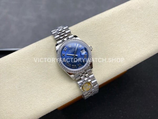 ARF Factory Counterweight Rolex Datejust 278384RBR-0037 31mm Diamond Bezel Roman Numerals Blue Dial