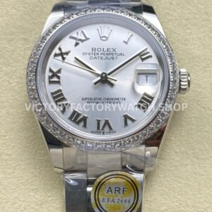 super clone rolex datejust 31mm arf factory diamond dial