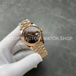 ARF Factory Counterweight Rolex Day-Date 228235-0002 40mm Full Rose Gold Roman Numerals Brown Dial (1 ARF Factory Counterweight Rolex Day-Date 228235-0002 40mm Full Rose Gold Roman Numerals Brown Dial
