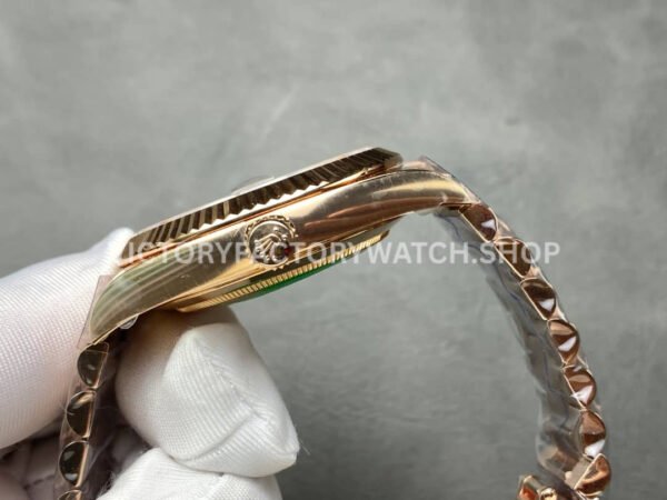 ARF Factory Counterweight Rolex Day-Date 228235-0002 40mm Full Rose Gold Roman Numerals Brown Dial (1 (4) ARF Factory Counterweight Rolex Day-Date 228235-0002 40mm Full Rose Gold Roman Numerals Brown Dial