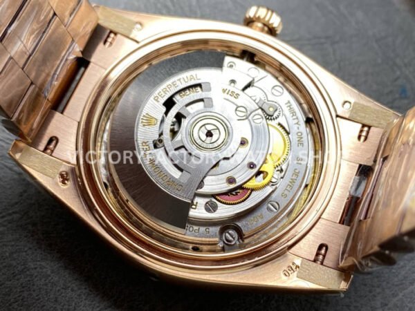 ARF Factory Counterweight Rolex Day-Date 228235-0002 40mm Full Rose Gold Roman Numerals Brown Dial (1 (6) ARF Factory Counterweight Rolex Day-Date 228235-0002 40mm Full Rose Gold Roman Numerals Brown Dial