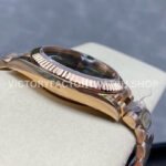 ARF Factory Counterweight Rolex Day-Date 228235-0025 40mm Full Rose Gold Roman Numerals Olive Green Dial