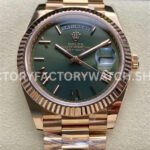 Rolex Day-Date 40mm green dial replica