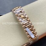 ARF Factory Counterweight Rolex Day-Date 228235-0025 40mm Full Rose Gold Roman Numerals Olive Green Dial