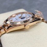 ARF Factory Counterweight Rolex Day-Date 228235-0032 40mm Full Rose Gold Roman Numerals White Dial (1) ARF Factory Counterweight Rolex Day-Date 228235-0032 40mm Full Rose Gold Roman Numerals White Dial