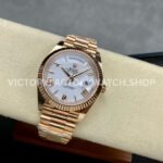 ARF Factory Counterweight Rolex Day-Date 228235-0032 40mm Full Rose Gold Roman Numerals White Dial (1 (4) ARF Factory Counterweight Rolex Day-Date 228235-0032 40mm Full Rose Gold Roman Numerals White Dial