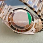 ARF Factory Counterweight Rolex Day-Date 228235-0032 40mm Full Rose Gold Roman Numerals White Dial (1 (8) ARF Factory Counterweight Rolex Day-Date 228235-0032 40mm Full Rose Gold Roman Numerals White Dial