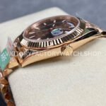 ARF Factory Counterweight Rolex Day-Date 228235-0053 40mm Full Rose Gold Brown Dial (7) ARF Factory Counterweight Rolex Day-Date 228235-0053 40mm Full Rose Gold Brown Dial