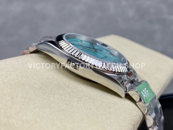 ARF Factory Counterweight Rolex Day-Date 228236-0012 Platinum Roman Numerals Ice Blue Dial (5) ARF Factory Counterweight Rolex Day-Date 228236-0012 40mm Platinum Roman Numerals Ice Blue Dial