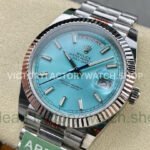 ARF Factory Counterweight Rolex Day-Date 228236-0018 40mm Platinum Ice Blue Dial