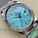 ARF Factory Counterweight Rolex Day-Date 228236-0018 40mm Platinum Ice Blue Dial