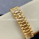 ARF Factory Counterweight Rolex Day-Date 228238-0005 40mm Full Yellow Gold Diamond Baguette C (5) ARF Factory Counterweight Rolex Day-Date 228238-0005 40mm Full Yellow Gold Diamond Baguette Champagne Dial