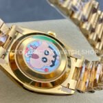 ARF Factory Counterweight Rolex Day-Date 228238-0061 40mm Full Yellow Gold Roman Numerals Green Dia (8) ARF Factory Counterweight Rolex Day-Date 228238-0061 40mm Full Yellow Gold Roman Numerals Green Dial