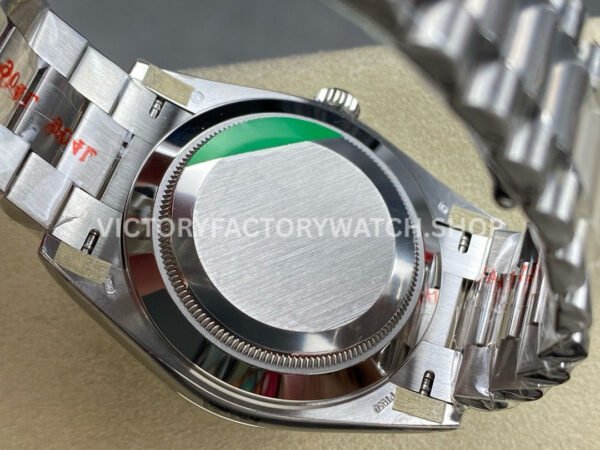 ARF Factory Counterweight Rolex Day-Date 228239-0033 40mm White Gold Roman Numerals Olive Green Dial (7) ARF Factory Counterweight Rolex Day-Date 228239-0033 40mm White Gold Roman Numerals Olive Green Dial