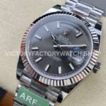 ARF Factory Counterweight Rolex Day-Date 228239-0060 40mm White Gold Grey Dial