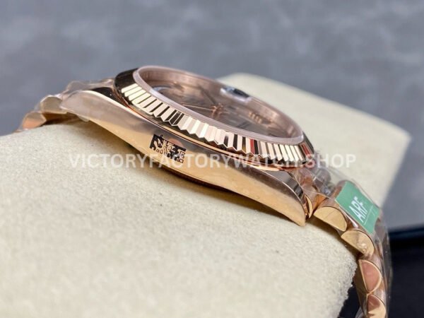 ARF Factory Counterweight Rolex Day-Date 228245-0001 40mm Full Rose Gold Roman Numerals Pink Dial (1) ARF Factory Counterweight Rolex Day-Date 228245-0001 40mm Full Rose Gold Roman Numerals Pink Dial