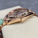 ARF Factory Counterweight Rolex Day-Date 228245-0001 40mm Full Rose Gold Roman Numerals Pink Dial (7) ARF Factory Counterweight Rolex Day-Date 228245-0001 40mm Full Rose Gold Roman Numerals Pink Dial