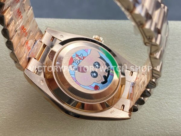 ARF Factory Counterweight Rolex Day-Date 238235-0055 40mm Full Rose Gold Roman Numerals Slate Ombre Black Dial