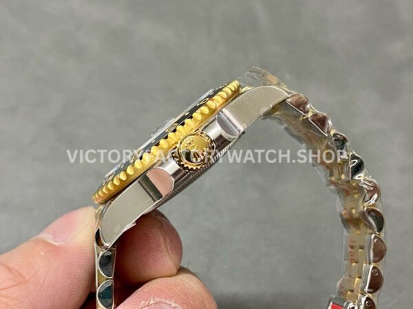 ARF Factory Counterweight Rolex GMT-Master II 126713GRNR Half Yellow Gold Black Dial Jubilee (1) ARF Factory Counterweight Rolex GMT-Master II 126713GRNR 40mm Half Yellow Gold Black Dial Jubilee