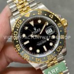 ARF Factory Counterweight Rolex GMT-Master II 126713GRNR Half Yellow Gold Black Dial Jubilee (4) ARF Factory Counterweight Rolex GMT-Master II 126713GRNR 40mm Half Yellow Gold Black Dial Jubilee