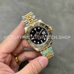 ARF Factory Counterweight Rolex GMT-Master II 126713GRNR Half Yellow Gold Black Dial Jubilee (5) ARF Factory Counterweight Rolex GMT-Master II 126713GRNR 40mm Half Yellow Gold Black Dial Jubilee