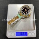ARF Factory Counterweight Rolex GMT-Master II 126713GRNR Half Yellow Gold Black Dial Jubilee (6) ARF Factory Counterweight Rolex GMT-Master II 126713GRNR 40mm Half Yellow Gold Black Dial Jubilee