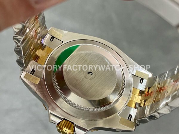 ARF Factory Counterweight Rolex GMT-Master II 126713GRNR Half Yellow Gold Black Dial Jubilee (7) ARF Factory Counterweight Rolex GMT-Master II 126713GRNR 40mm Half Yellow Gold Black Dial Jubilee