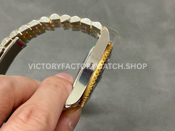 ARF Factory Counterweight Rolex GMT-Master II 126713GRNR Half Yellow Gold Black Dial Jubilee (9) ARF Factory Counterweight Rolex GMT-Master II 126713GRNR 40mm Half Yellow Gold Black Dial Jubilee