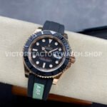 ARF Factory Counterweight Rolex Yacht-Master 126655 40mm Rose Gold Oysterflex Black Dial (1) ARF Factory Counterweight Rolex Yacht-Master 126655 40mm Rose Gold Oysterflex Black Dial