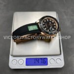 ARF Factory Counterweight Rolex Yacht-Master 126655 40mm Rose Gold Oysterflex Black Dial (9) ARF Factory Counterweight Rolex Yacht-Master 126655 40mm Rose Gold Oysterflex Black Dial