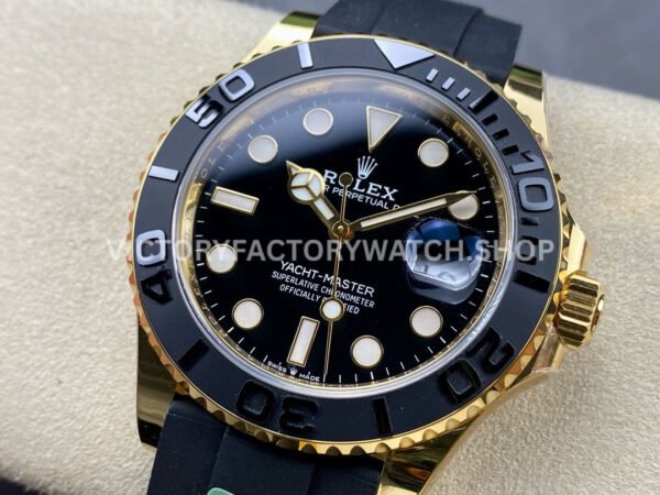 ARF Factory Counterweight Rolex Yacht-Master 226658 42mm Yellow Gold Oysterflex Black Dial (8) ARF Factory Counterweight Rolex Yacht-Master 226658 42mm Yellow Gold Oysterflex Black Dial